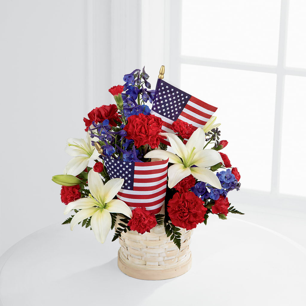 American Glory Bouquet – Flowers By Elena, Methuen MA