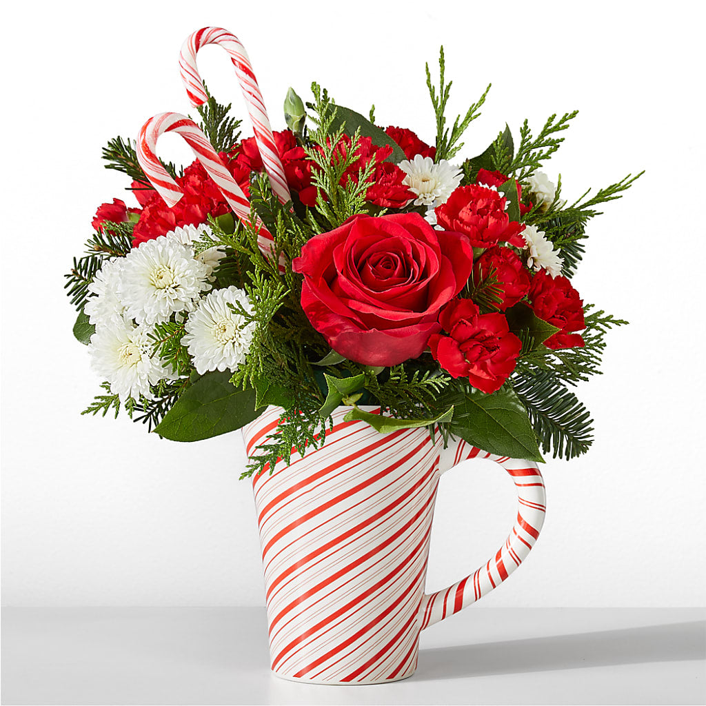 Peppermint Swirl Mug – Flowers By Elena, Methuen MA