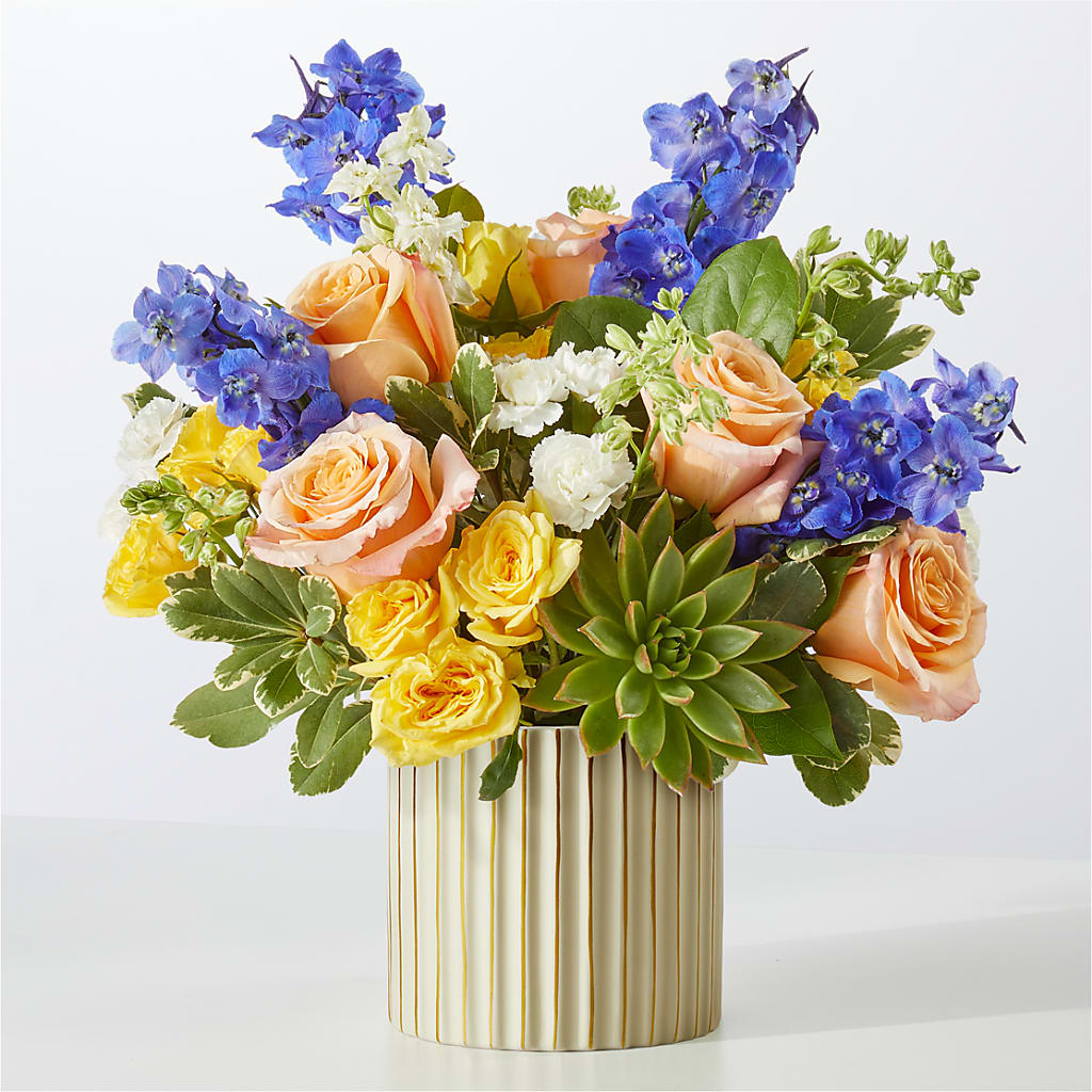 Cobalt Reverie Bouquet – Flowers By Elena, Methuen MA