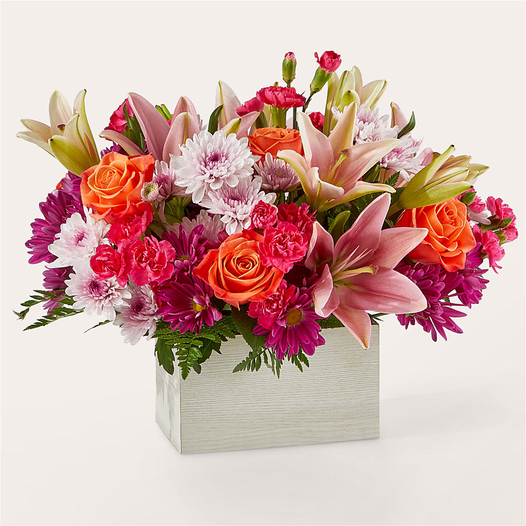 Light of My Life Box Bouquet – Flowers By Elena, Methuen MA