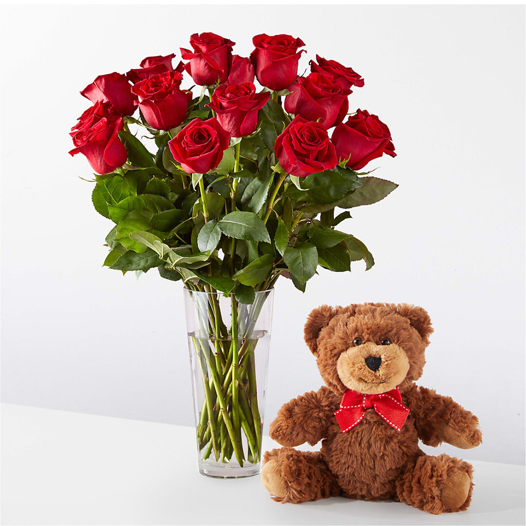 Romantic Long Stem Red Rose Bouquet Bundles – Flowers By Elena, Methuen MA