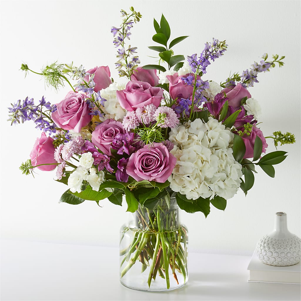Violet Caress Bouquet – Flowers By Elena, Methuen MA