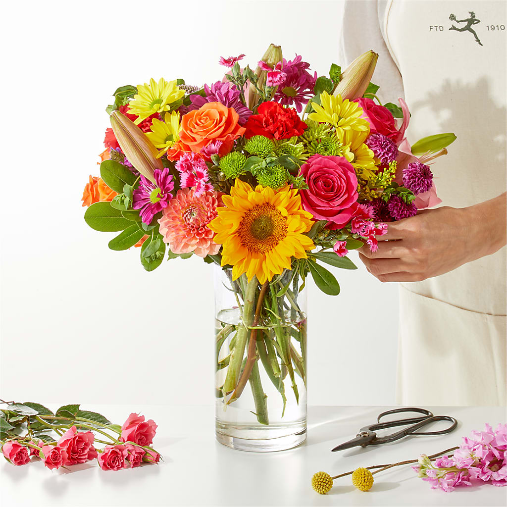Cue the Confetti - A Florist Original – Flowers By Elena, Methuen MA