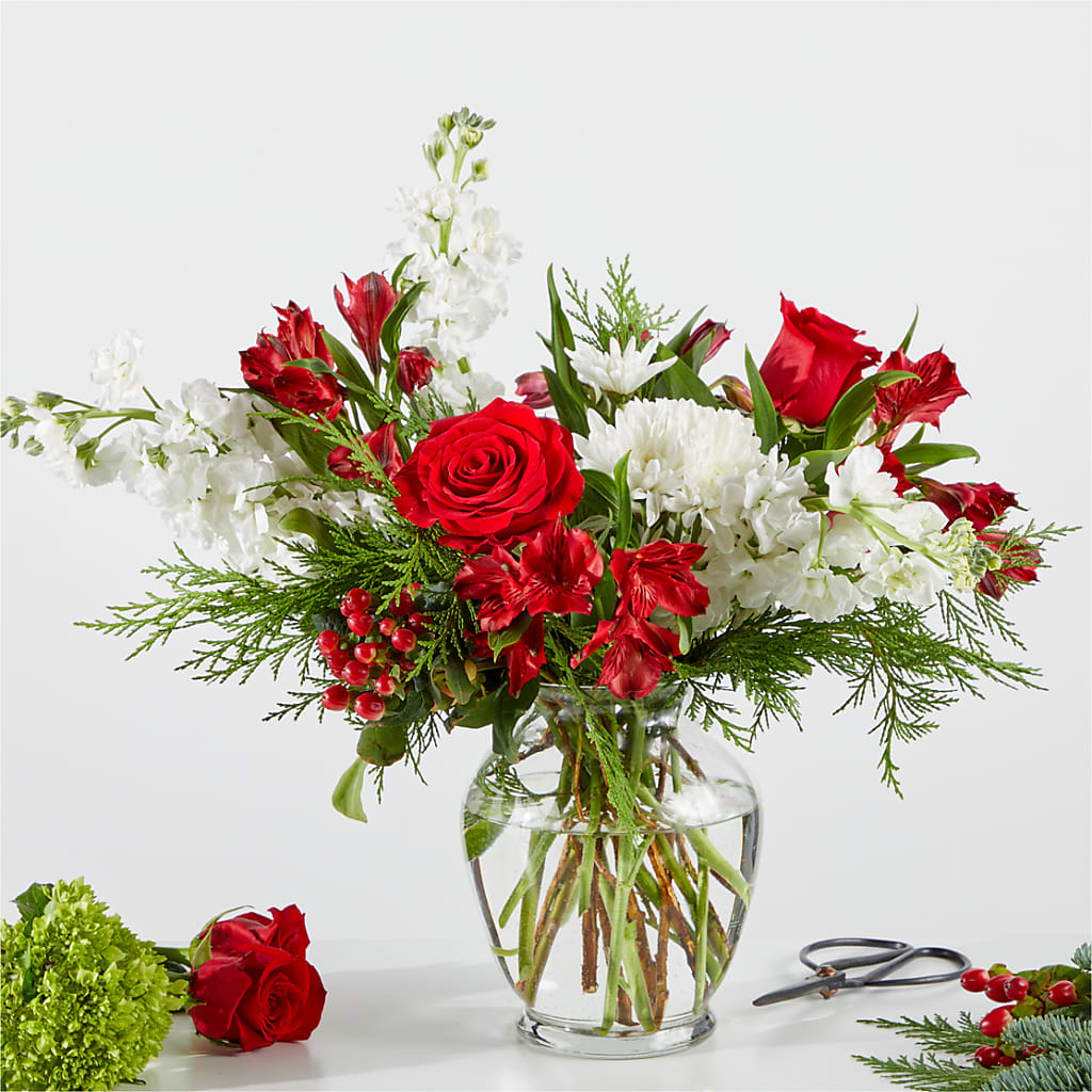 Merry Moment Bouquet – A Florist Original – Flowers By Elena, Methuen MA