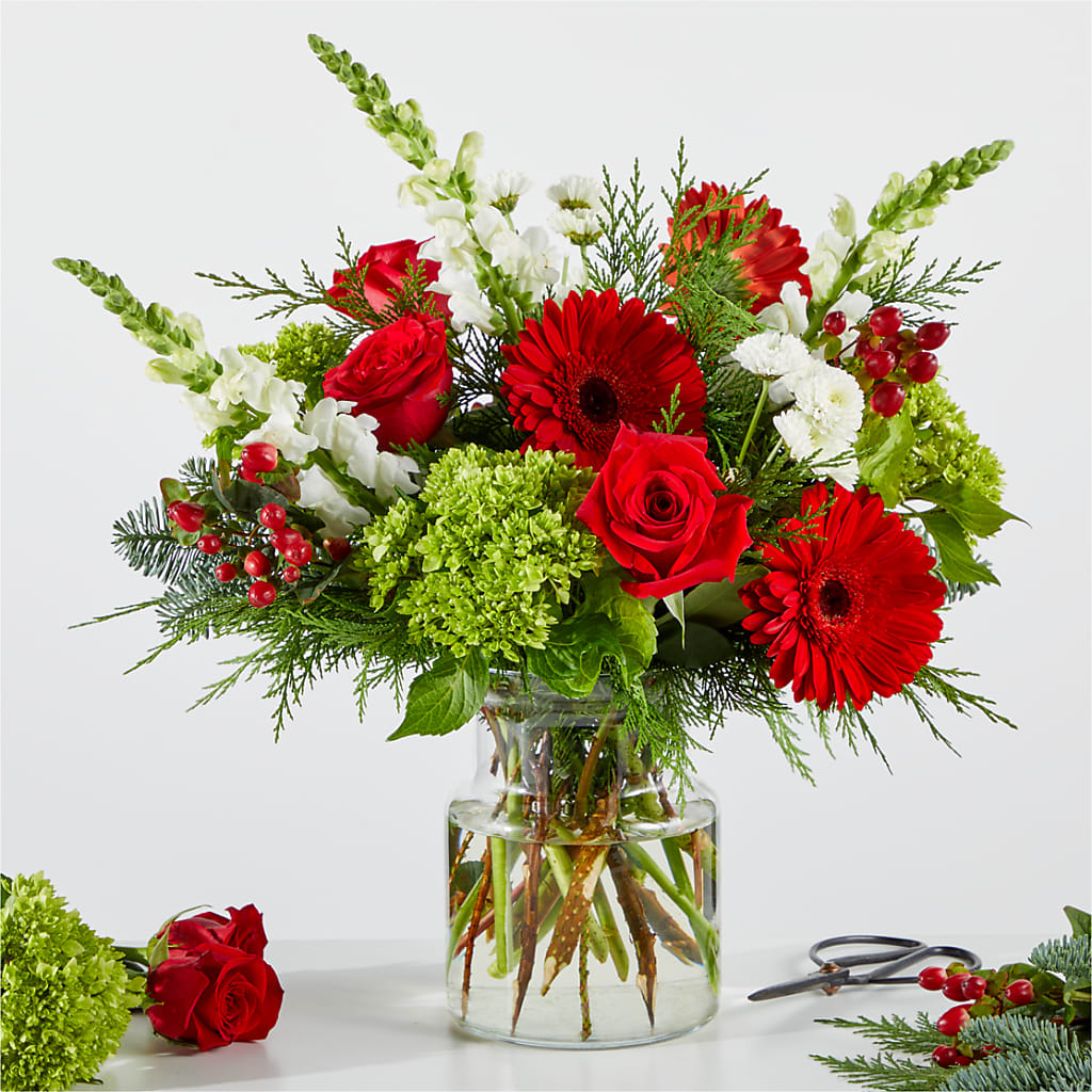 Merry Moment Bouquet – A Florist Original – Flowers By Elena, Methuen MA