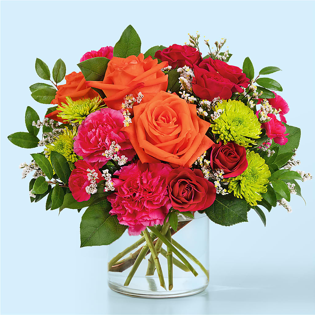Colorful Carnival Bouquet – Flowers By Elena, Methuen MA