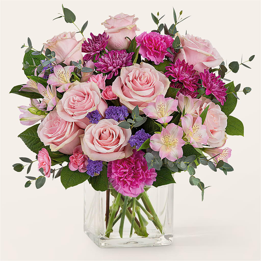 Rosy Radiance Bouquet – Flowers By Elena, Methuen MA