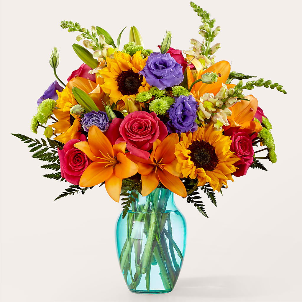 Double Rainbow Bouquet – Flowers By Elena, Methuen MA