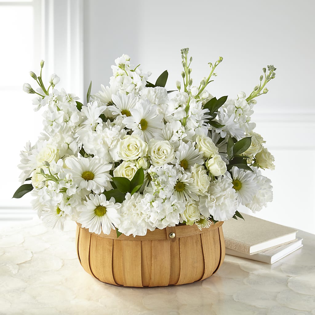 Graceful Garden Basket – Flowers By Elena, Methuen MA