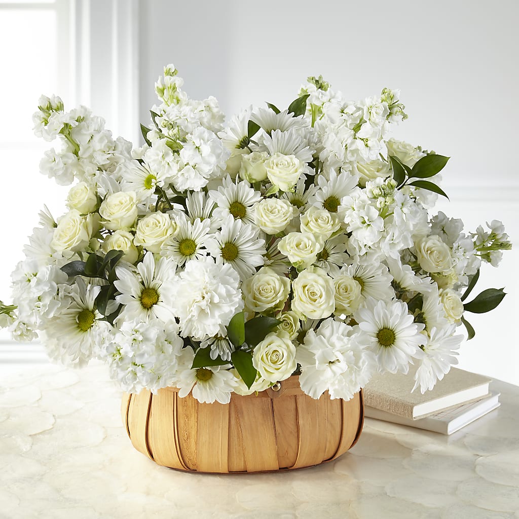 Graceful Garden Basket – Flowers By Elena, Methuen MA