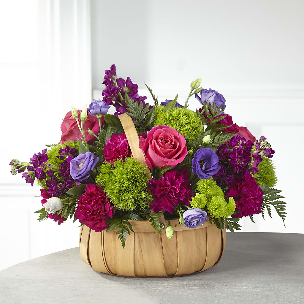 Serene Sanctuary Basket – Flowers By Elena, Methuen MA