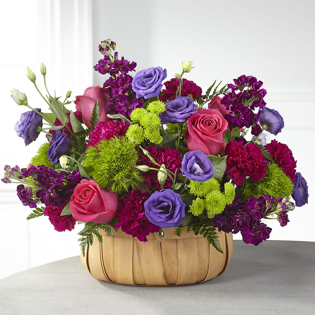 Serene Sanctuary Basket – Flowers By Elena, Methuen MA