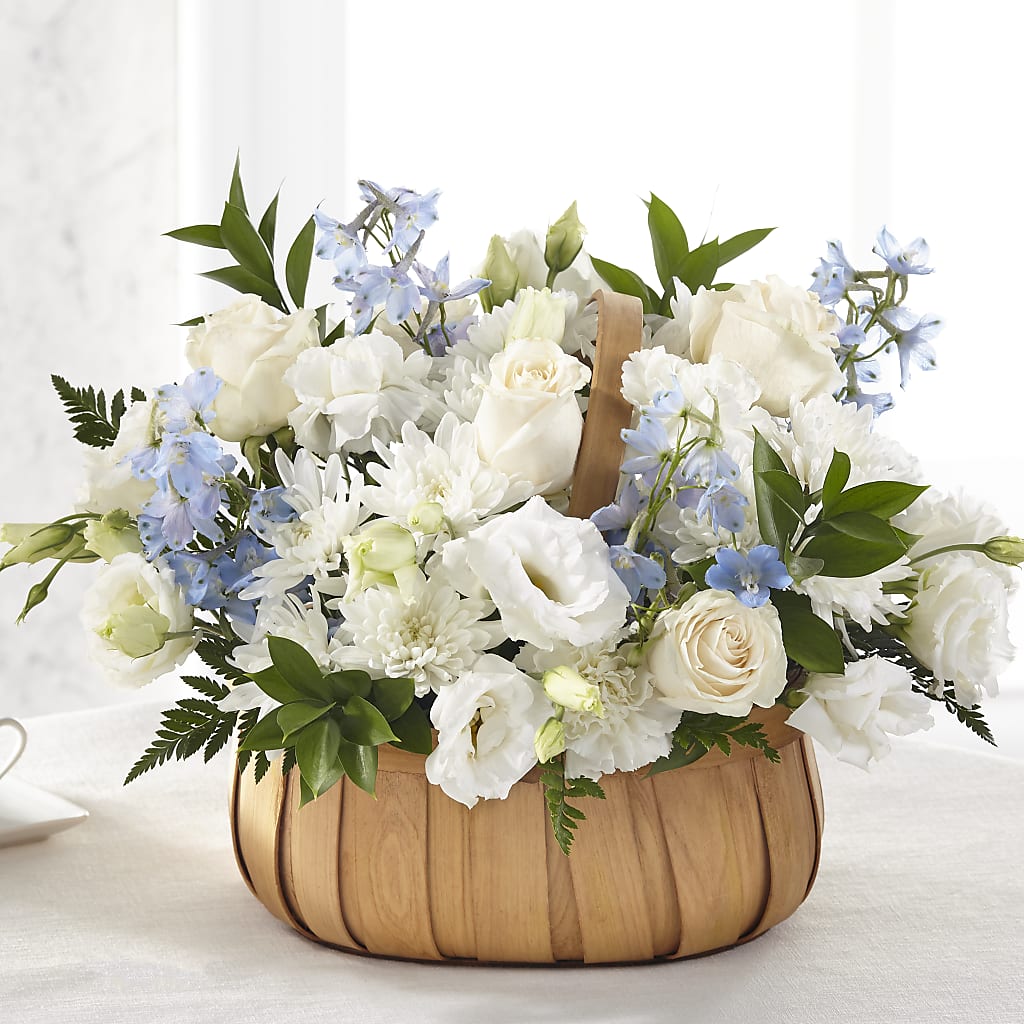 Sincerely Heartfelt Basket – Flowers By Elena, Methuen MA