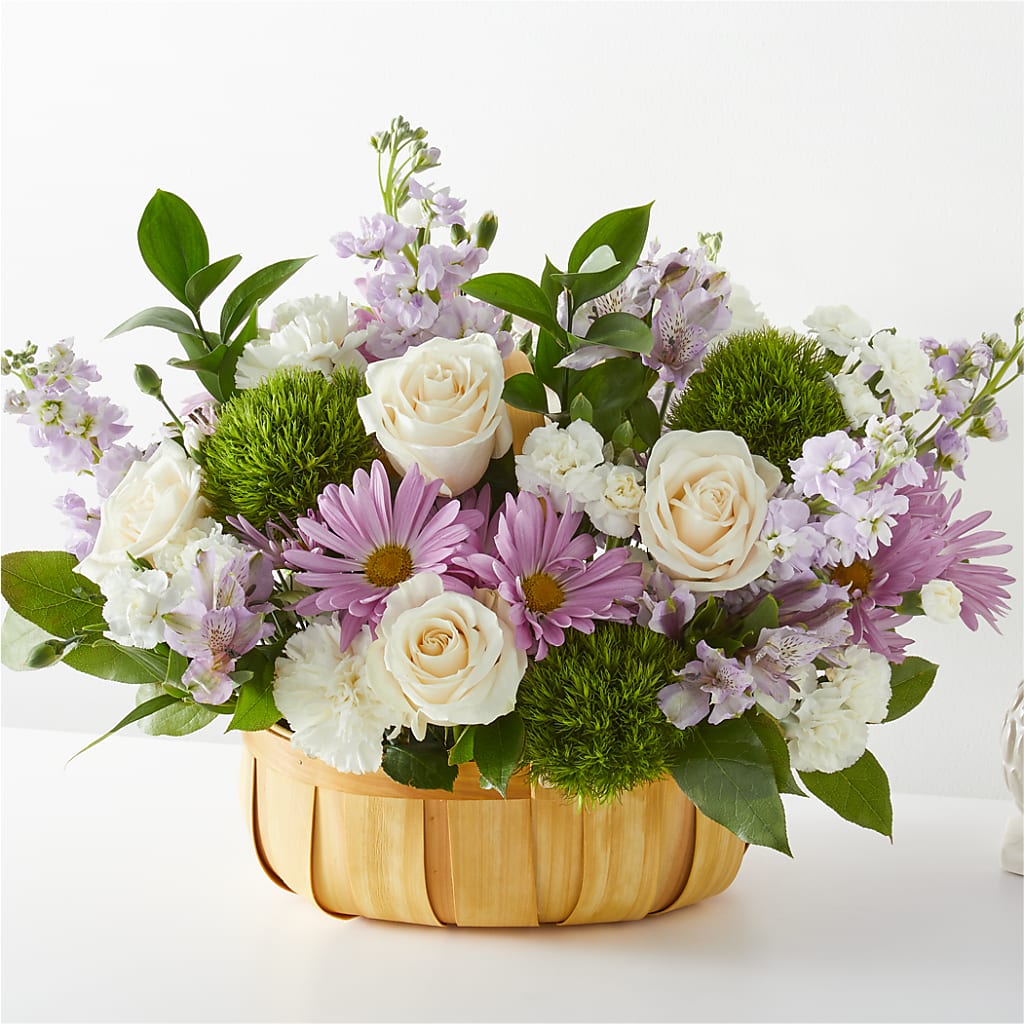 Peace & Love Basket – Flowers By Elena, Methuen MA