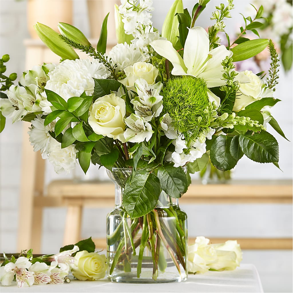 Classic Ivory – A Florist Original – Flowers By Elena, Methuen MA