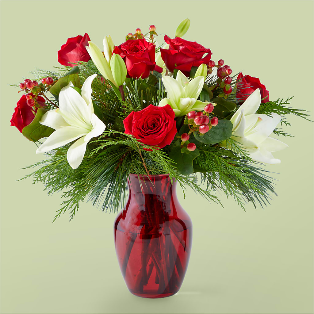 Evergreen Delight Bouquet – Flowers By Elena, Methuen MA