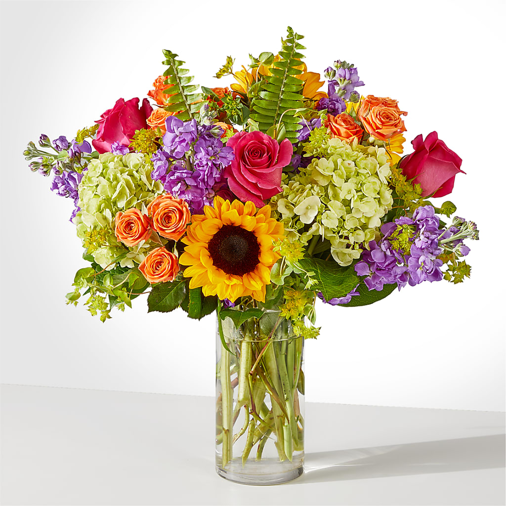 Vibrant Greetings Bouquet – Flowers By Elena, Methuen MA