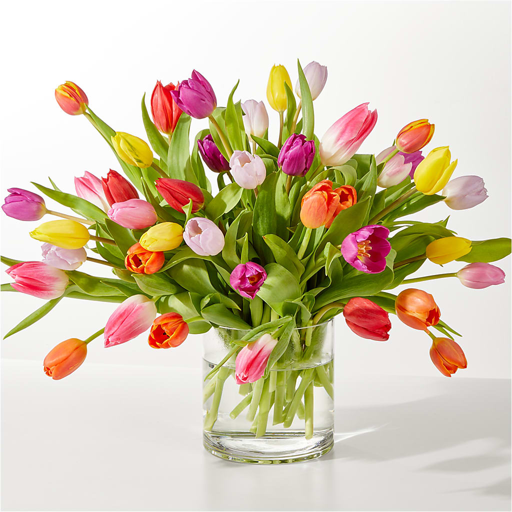 Spring's Calling Tulip Bouquet – Flowers By Elena, Methuen MA
