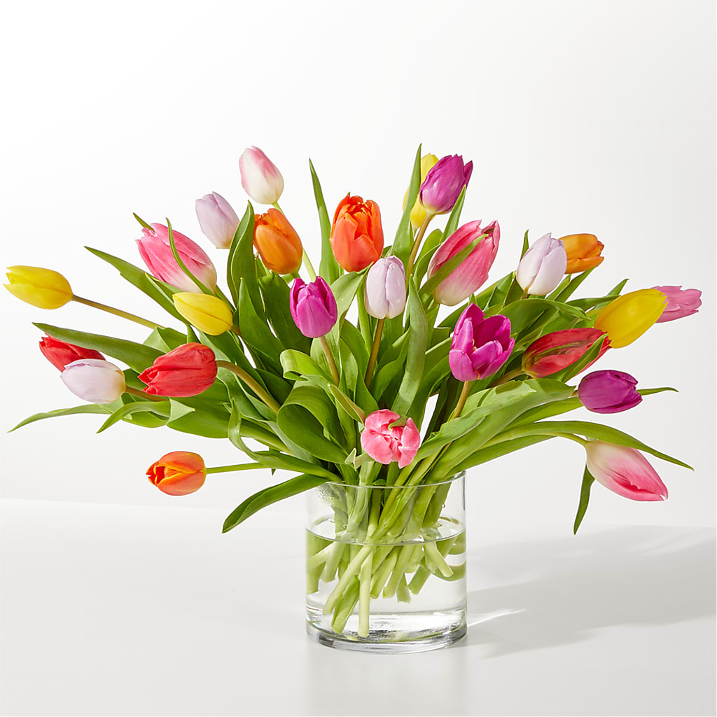 Spring's Calling Tulip Bouquet – Flowers By Elena, Methuen MA