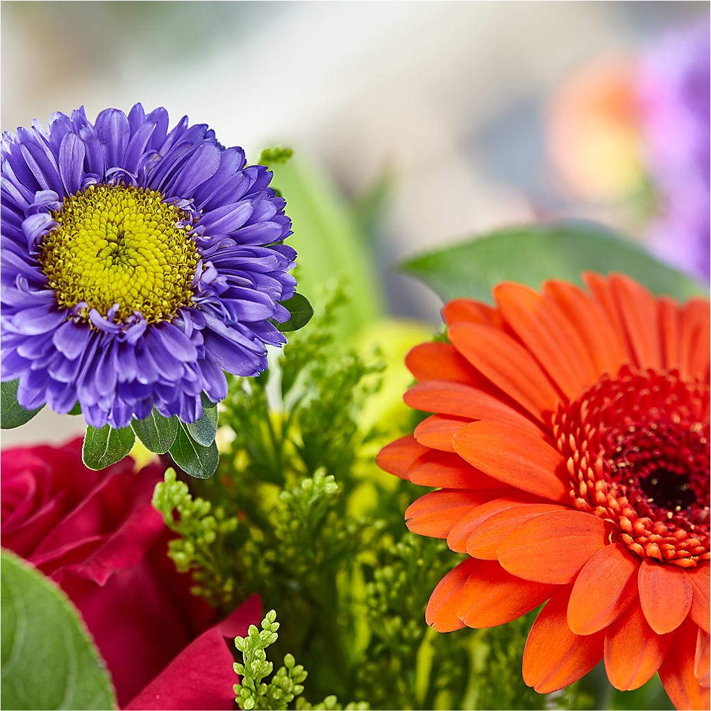 Bold & Bright – A Florist Original –  Flowers By Elena, Methuen MA