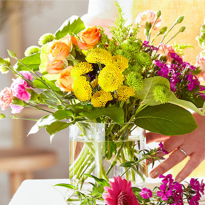Bold & Bright – A Florist Original –  Flowers By Elena, Methuen MA