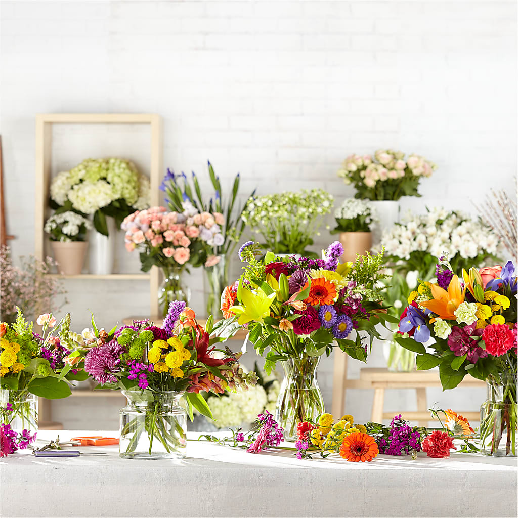 Bold & Bright – A Florist Original –  Flowers By Elena, Methuen MA