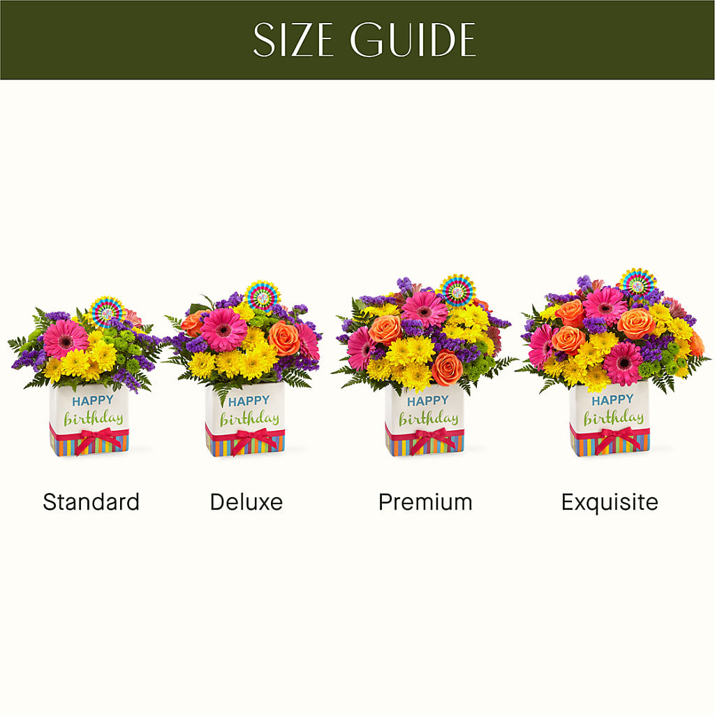 Birthday Brights Bouquet –  Flowers By Elena, Methuen MA