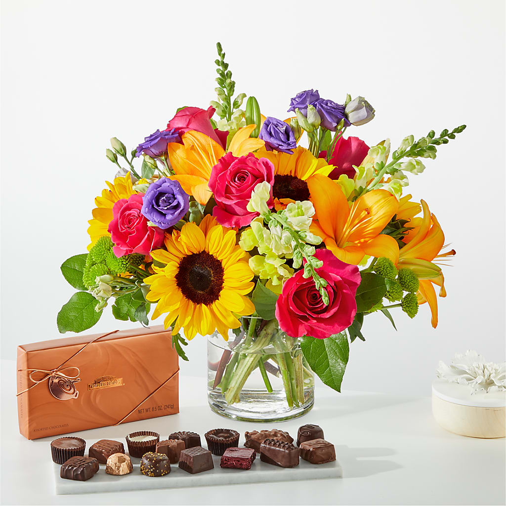 Best Day Bouquet and Chocolate Bundle