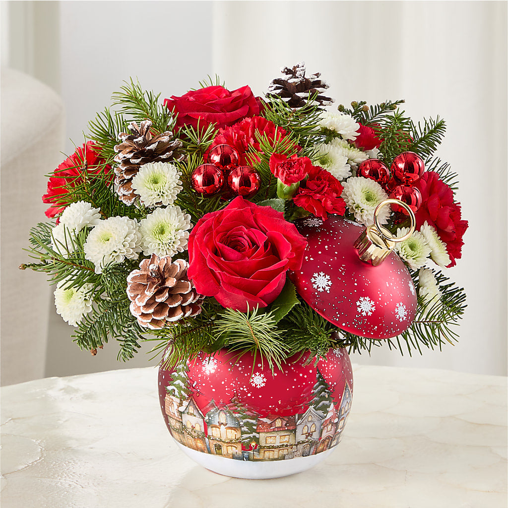 Christmas Carols Ornament –  Flowers By Elena, Methuen MA