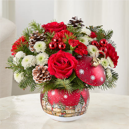 Christmas Carols Ornament –  Flowers By Elena, Methuen MA