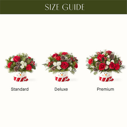 Jolly Snowman Bouquet –  Flowers By Elena, Methuen MA