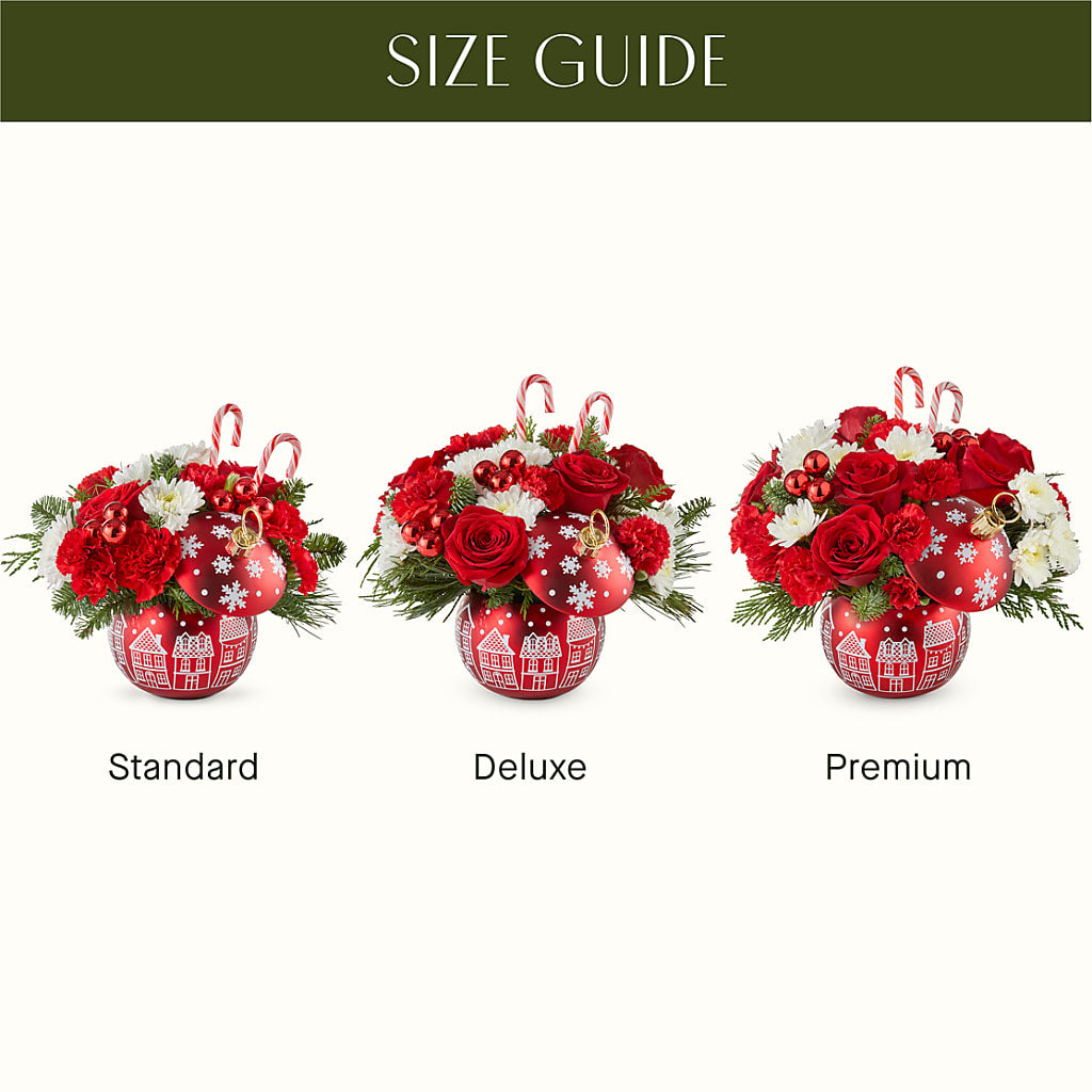 Cheer in the Air Ornament –  Flowers By Elena, Methuen MA