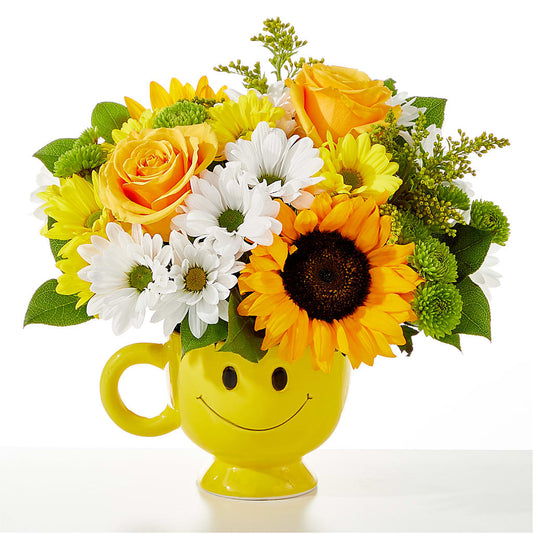 Be Happy Bouquet –  Flowers By Elena, Methuen MA