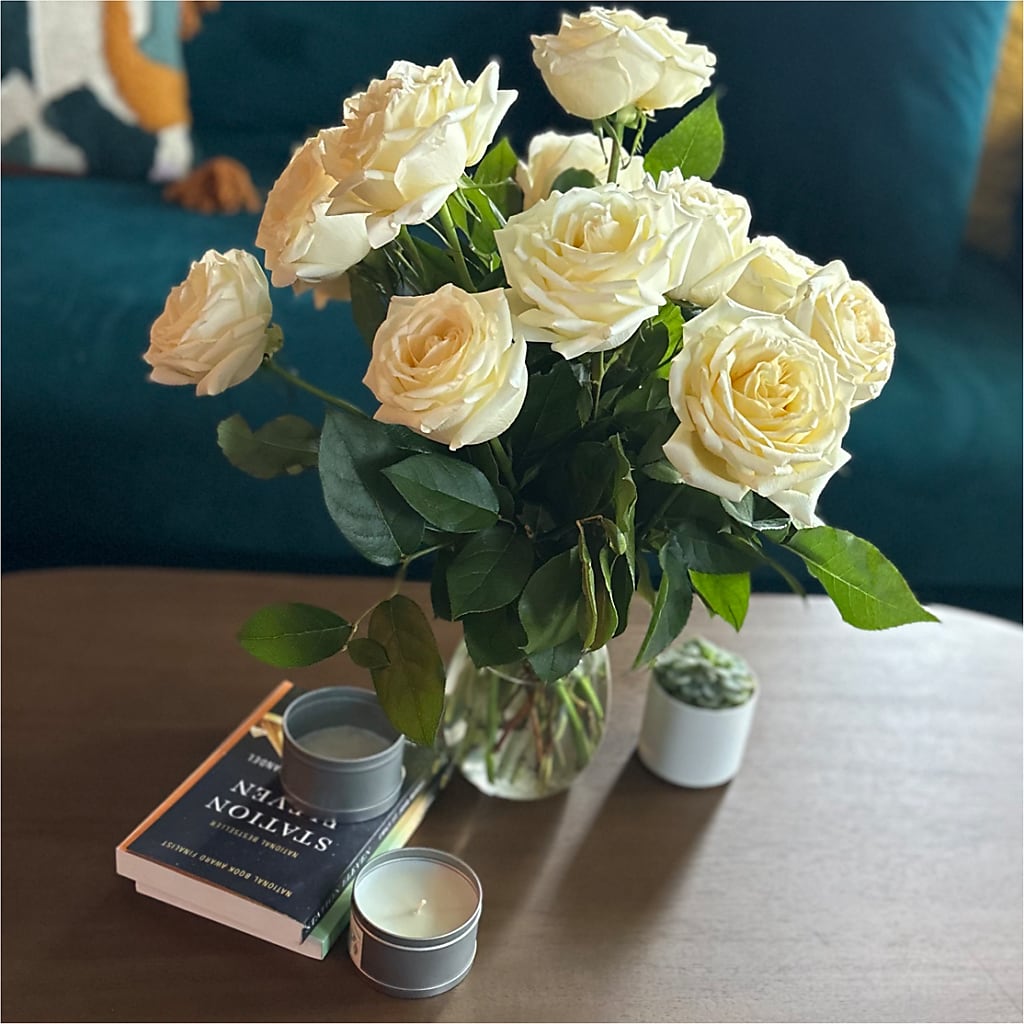 Long Stem Yellow Rose Bouquet –  Flowers By Elena, Methuen MA