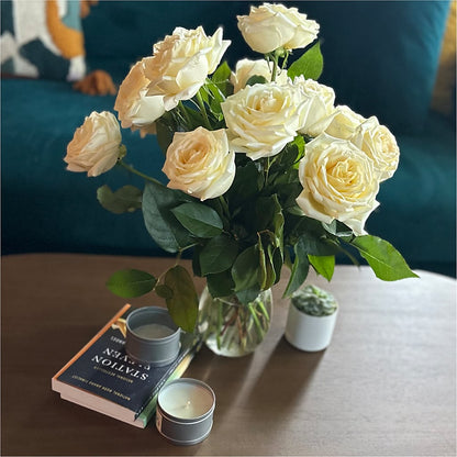 Long Stem Yellow Rose Bouquet –  Flowers By Elena, Methuen MA
