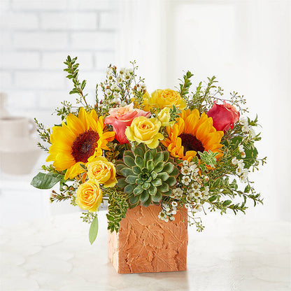 Sunflower Season Bouquet –  Flowers By Elena, Methuen MA