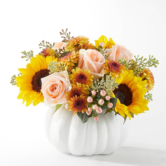 Pumpkin to Talk About Bouquet –  Flowers By Elena, Methuen MA
