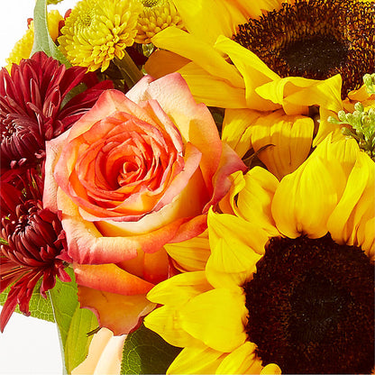 Golden Gourd Pumpkin Bouquet –  Flowers By Elena, Methuen MA