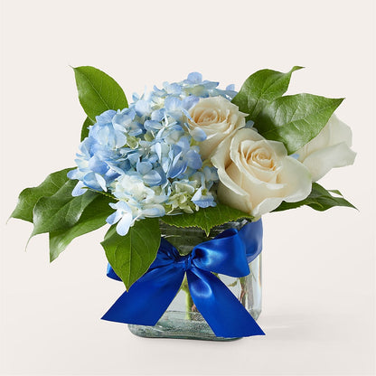 Sky Blue Delight Bouquet –  Flowers By Elena, Methuen MA