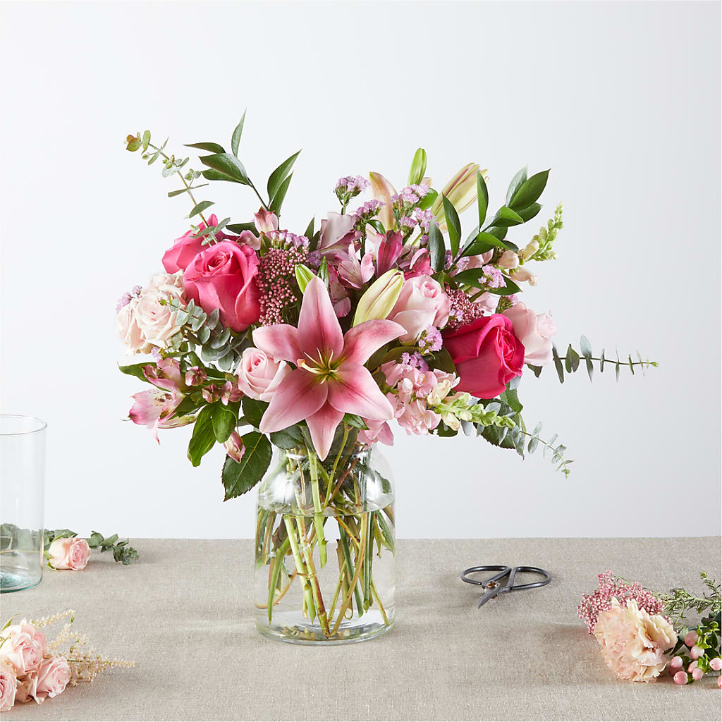 Pink Ribbon - A Florist Original –  Flowers By Elena, Methuen MA