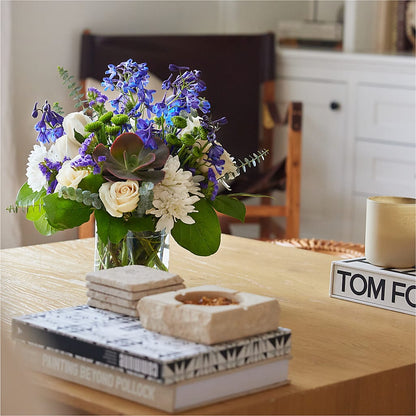 Cerulean Waves Bouquet –  Flowers By Elena, Methuen MA