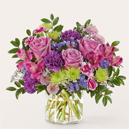 Glass Half Full Bouquet –  Flowers By Elena, Methuen MA