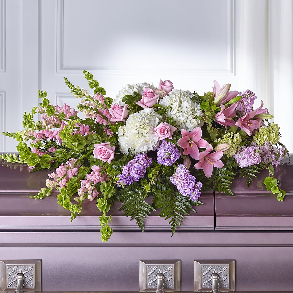 Life's Gratitude Casket Spray –  Flowers By Elena, Methuen MA