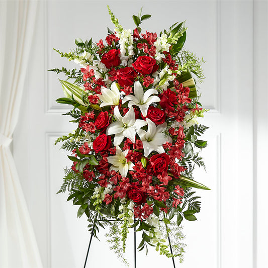 Everlasting Memory Standing Spray –  Flowers By Elena, Methuen MA