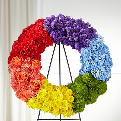Circle of Love Wreath –  Flowers By Elena, Methuen MA