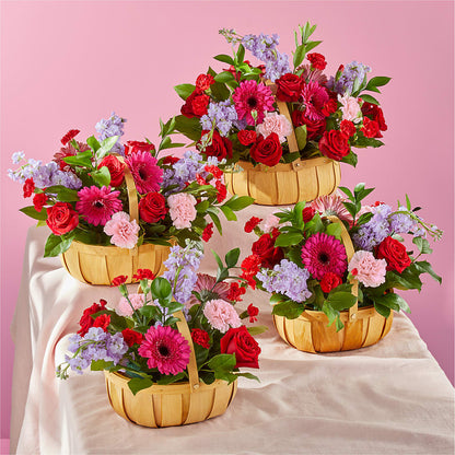Pink Picnic Basket –  Flowers By Elena, Methuen MA