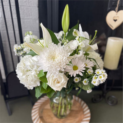 Classic Ivory – A Florist Original –  Flowers By Elena, Methuen MA