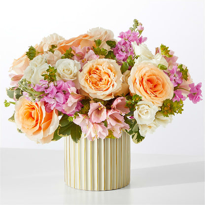 Paradise Bouquet with Ivory Vase