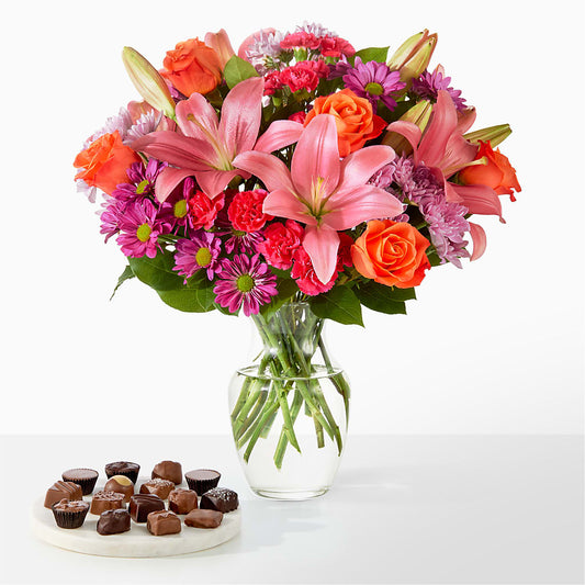 One and Only Bouquet and Chocolate Bundle