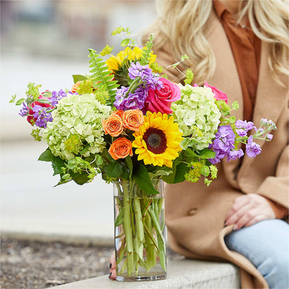 Vibrant Greetings Bouquet –  Flowers By Elena, Methuen MA